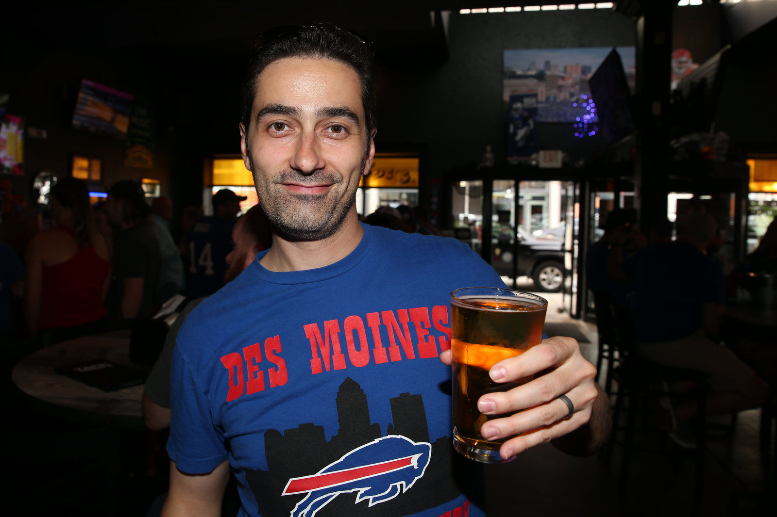 Buffalo Bills backers took over the the Taps on Main Bar